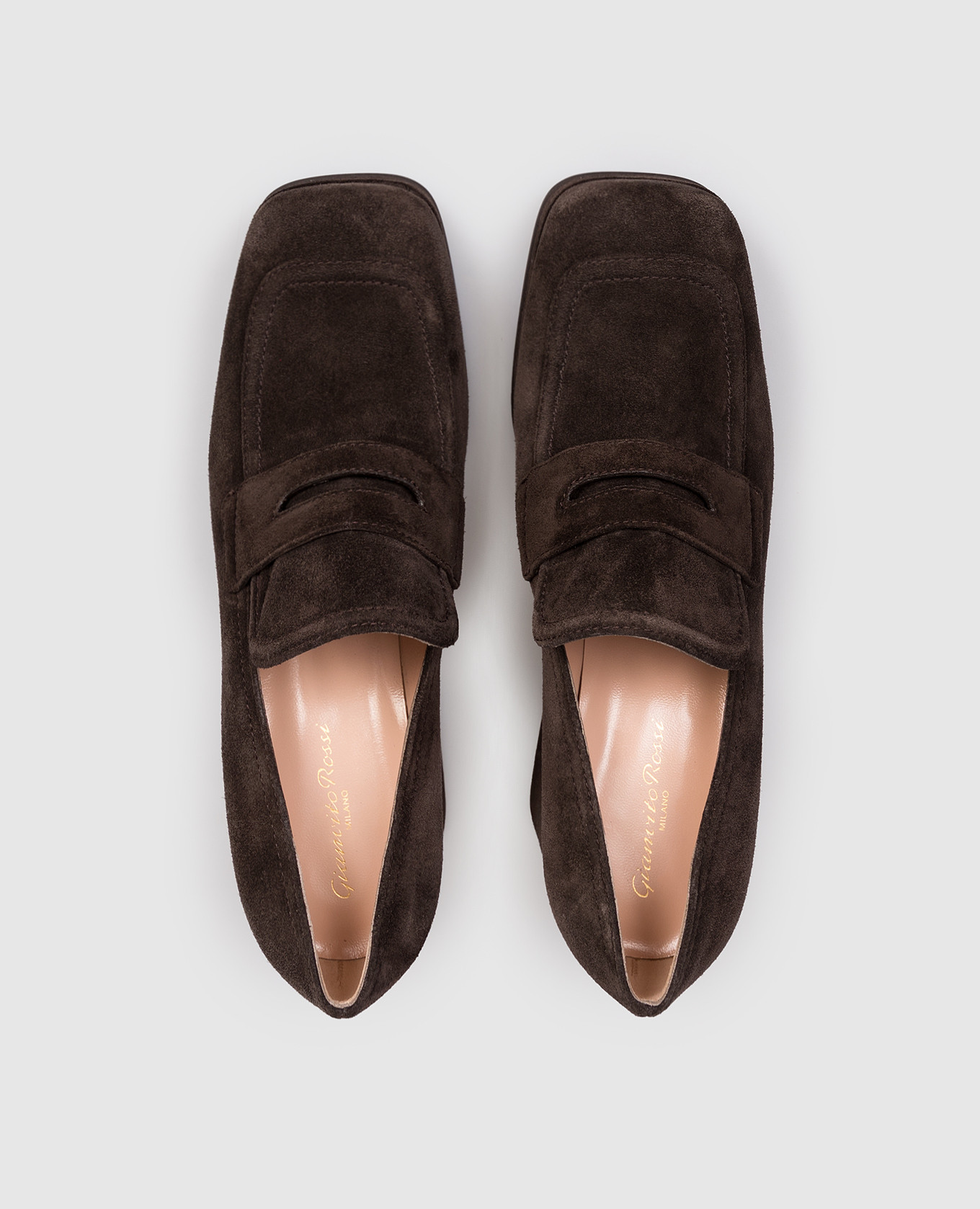 

Brown suede Rouen shoes Gianvito Rossi