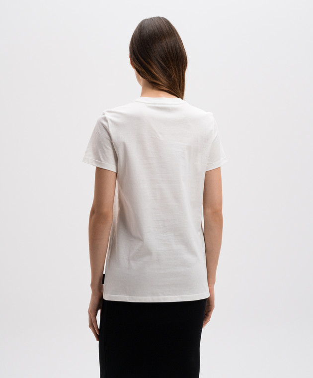 Max Mara - White FARAD t-shirt with crystals FARAD - shop