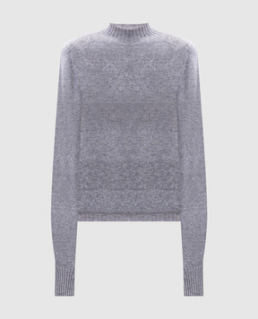 Twinset Gray wool and cashmere jumper with lurex 252TT3300