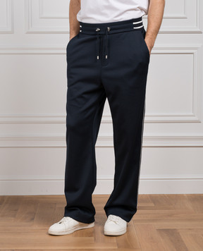 Balmain Blue sports pants CH0PQ032JG70