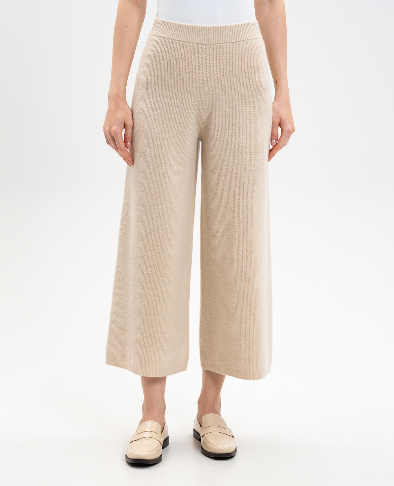 

Beige wool culottes JOSEPH