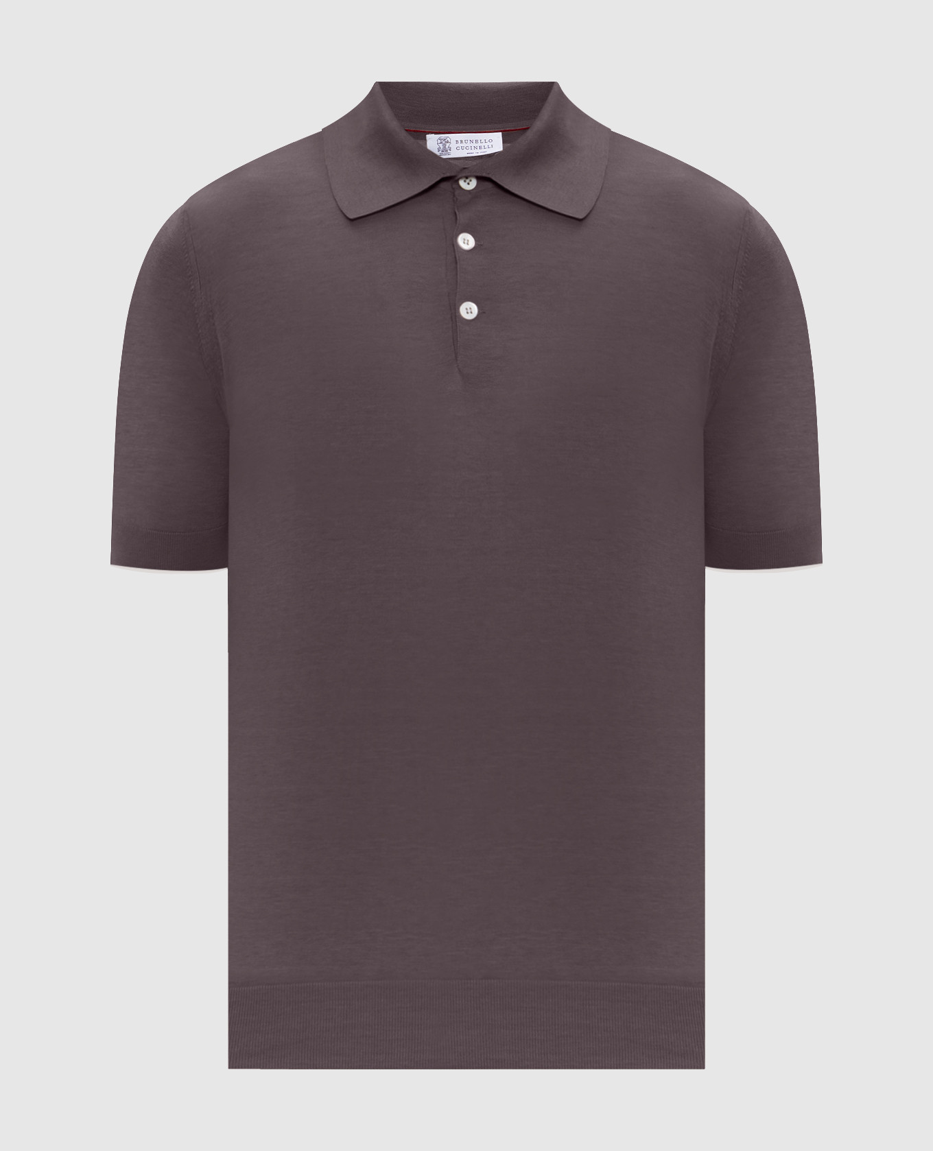 

Gray polo Brunello Cucinelli, Grey