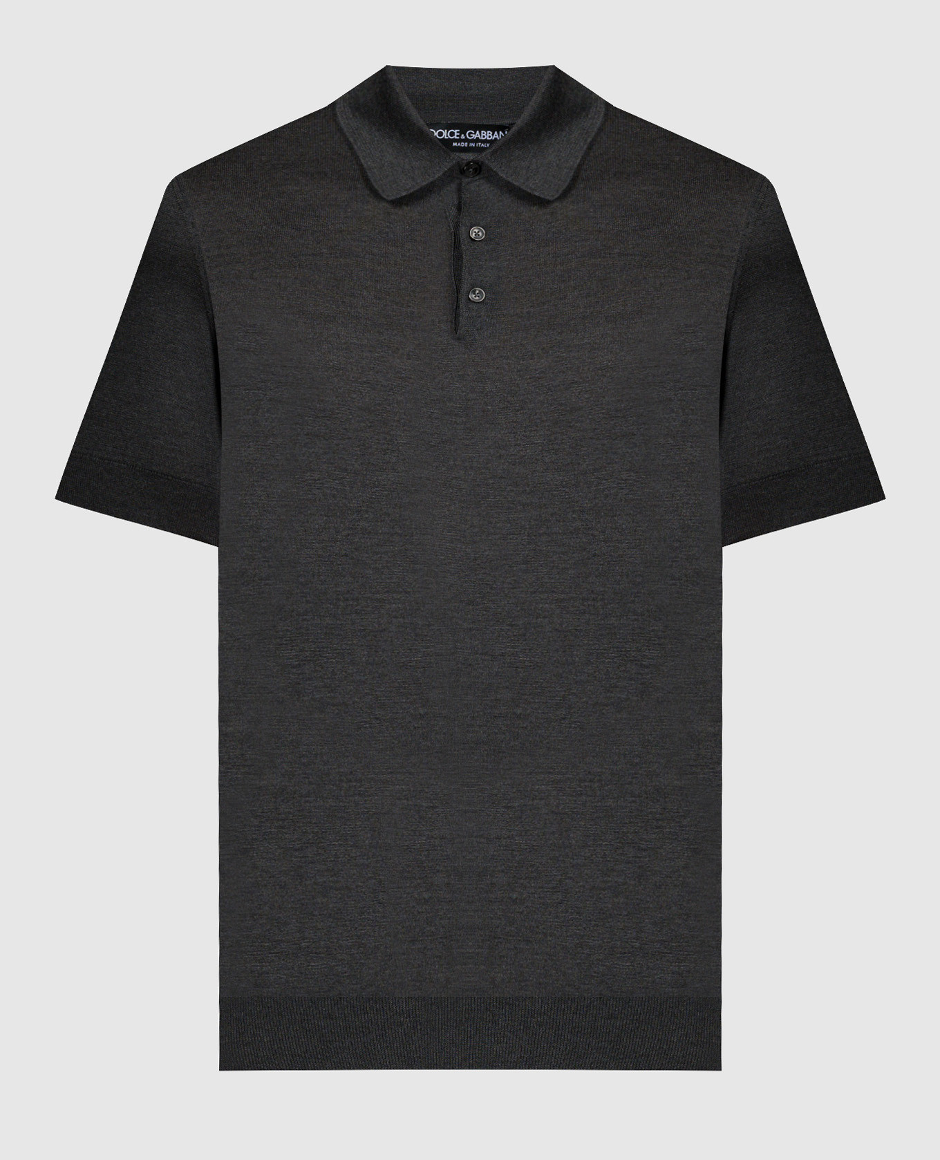 

Gray silk polo shirt Dolce&Gabbana, Grey