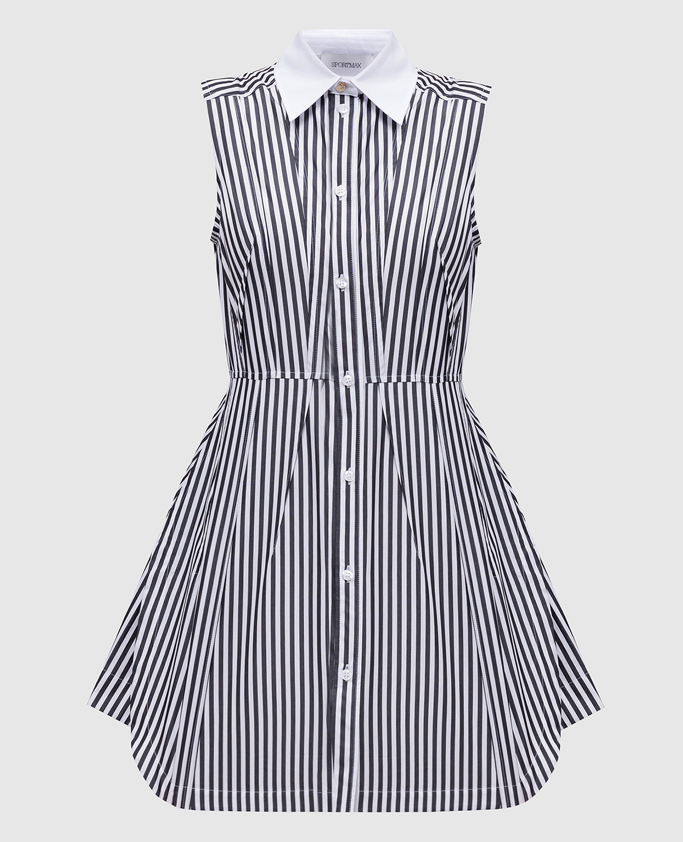 

White striped SELE shirt dress Max Mara Sportmax