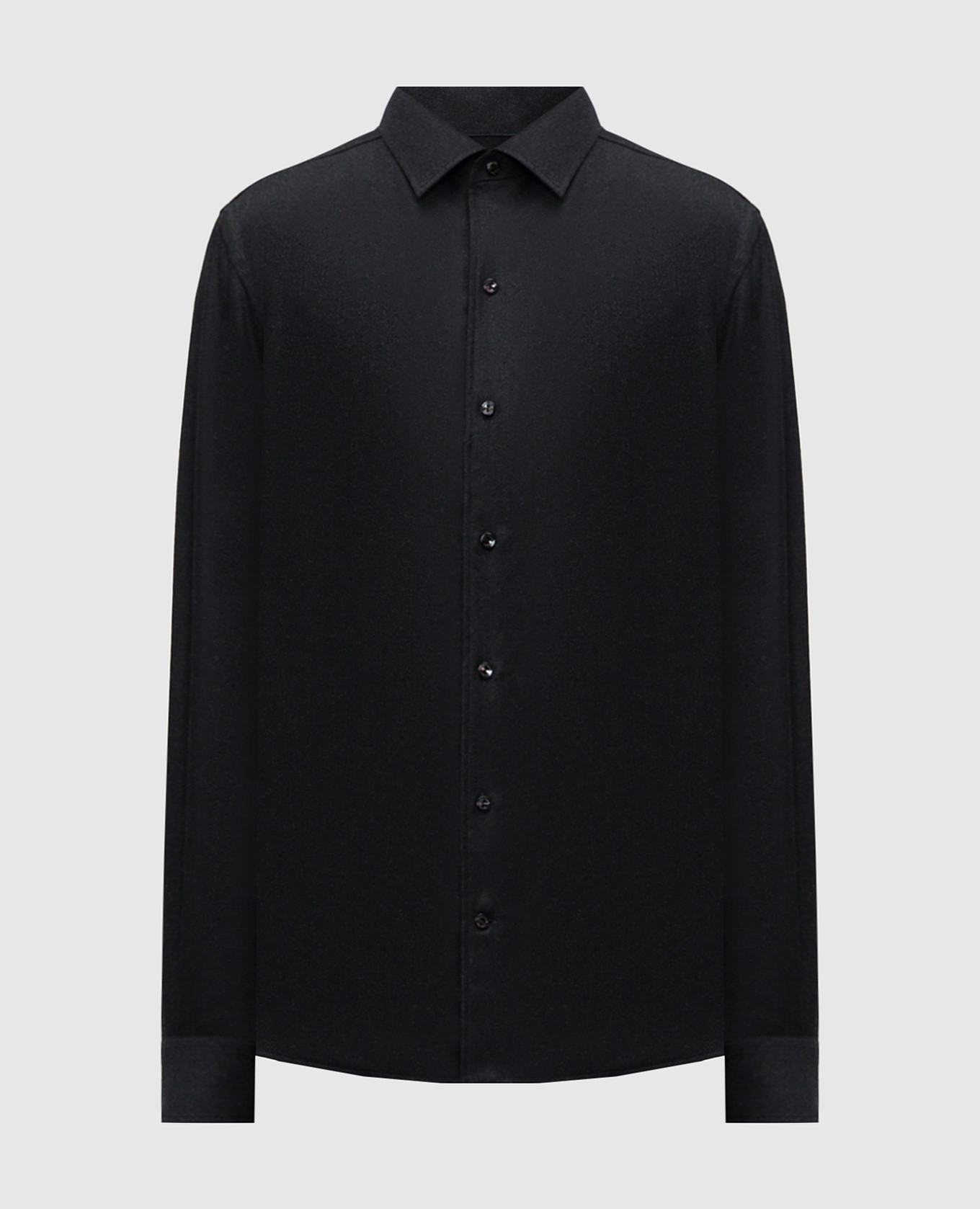 Black wool shirt Agnona