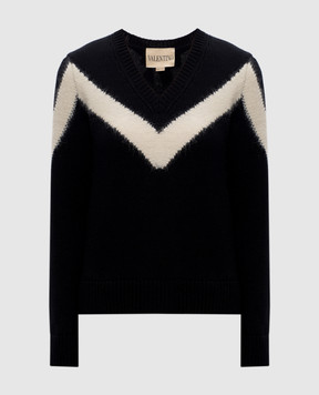 Valentino Black wool pullover 7B0KC69D9SL