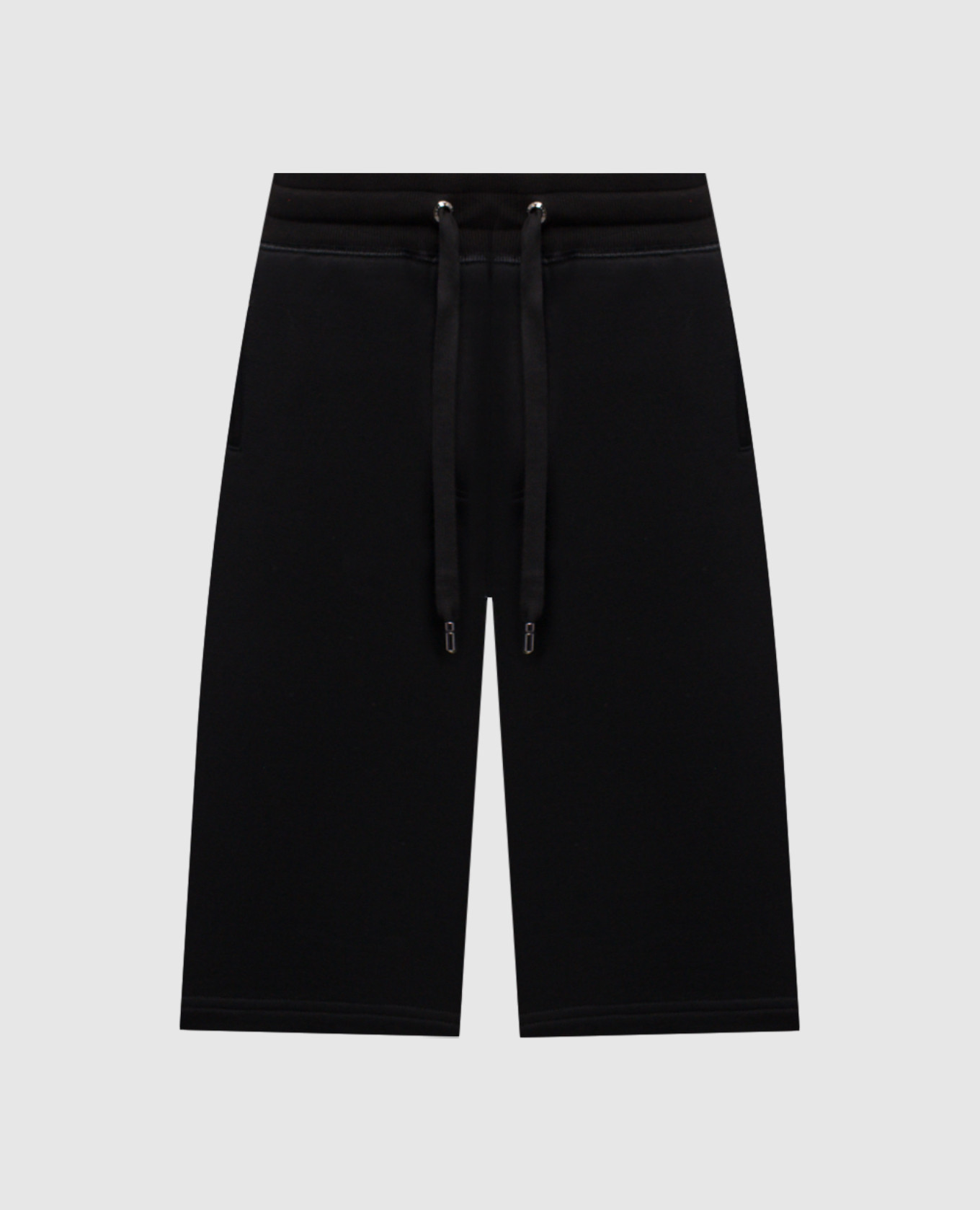 Black shorts with logo Dolce&Gabbana