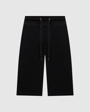 Dolce&Gabbana Black shorts with logo GVB7HTG7F2G