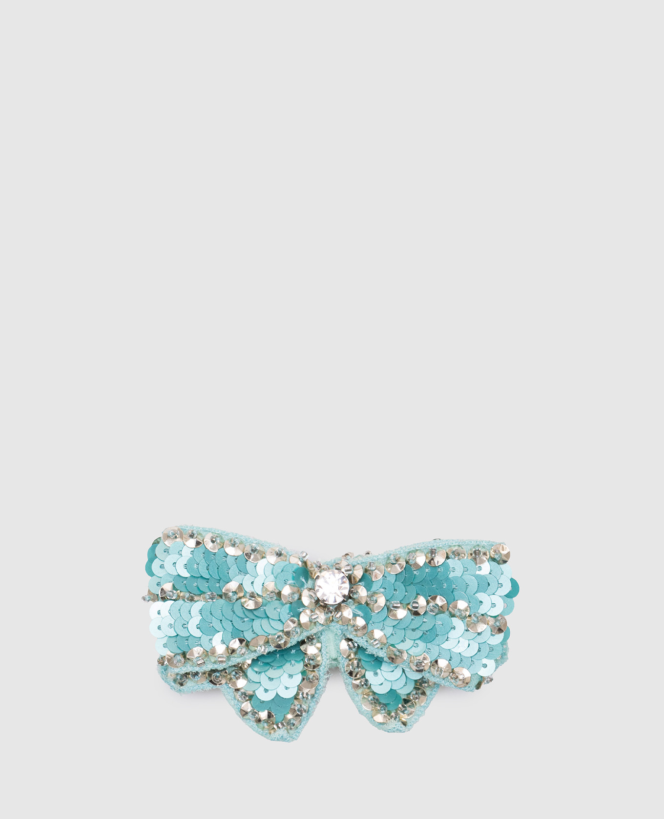 

Green hair band with sequins and Swarovski crystals Blumarine, Зеленый