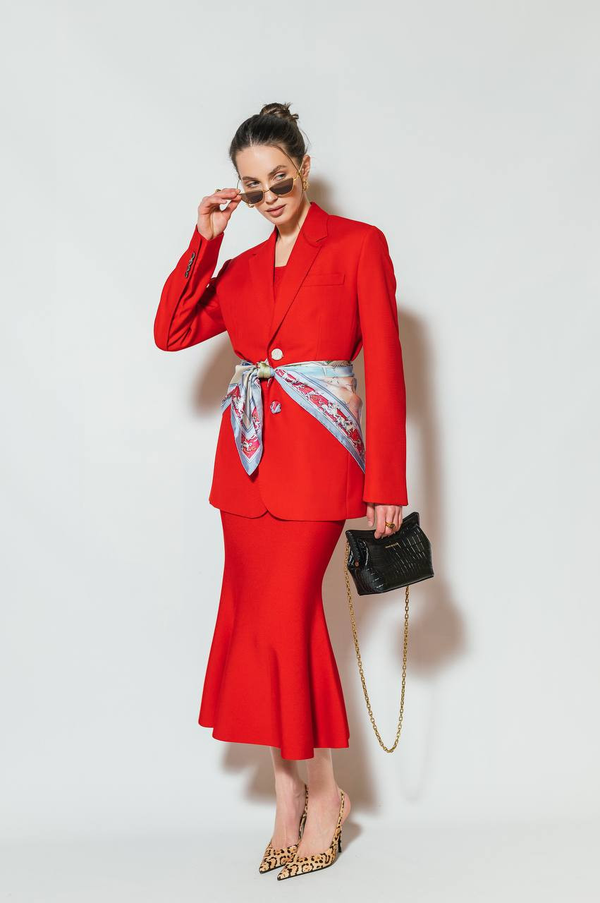 

Red wool jacket Ami Paris