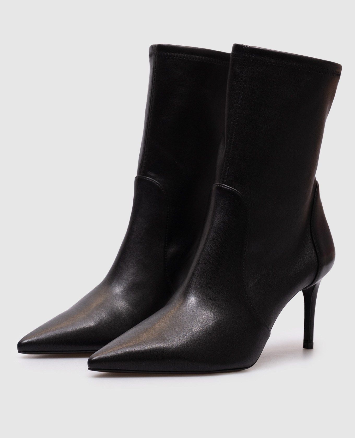 

Black leather POWER boots Stuart Weitzman