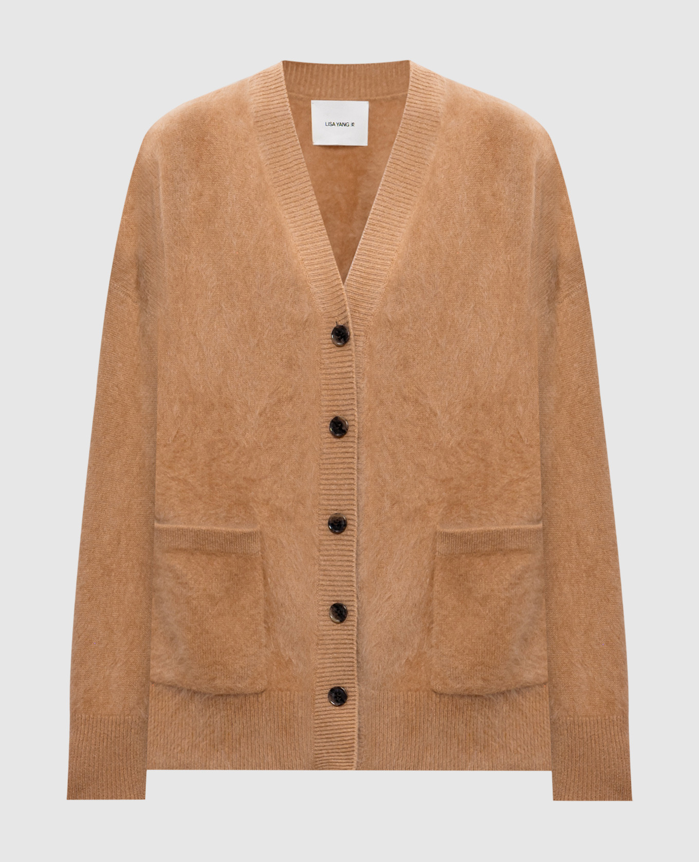 

Malena cashmere cardigan in brown LISA YANG