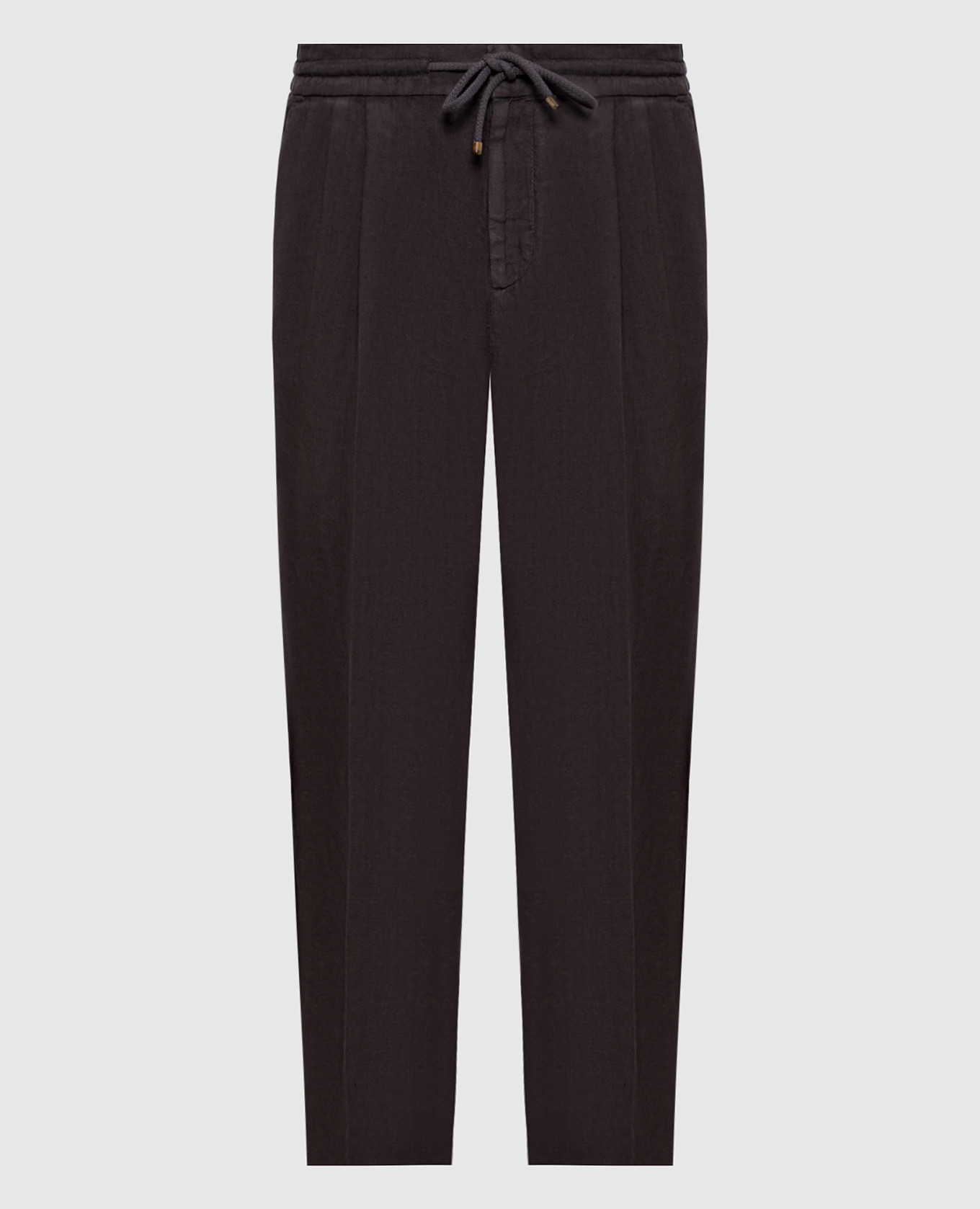

Brown linen pants Brunello Cucinelli