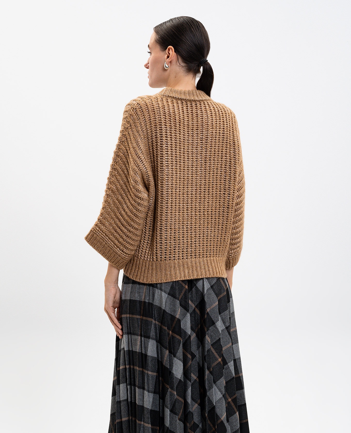 

Brown alpaca wool sweater Peserico