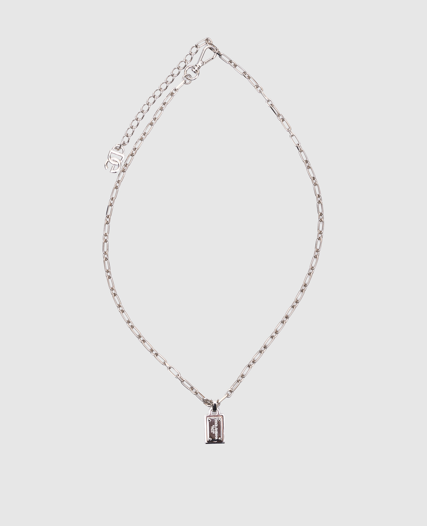 

Silver chain with logo plate Dolce&Gabbana