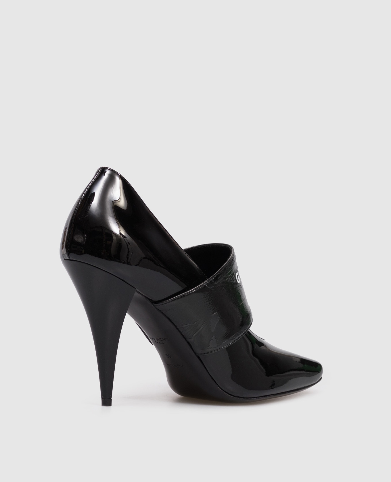 

Black patent leather shoes with logo Givenchy