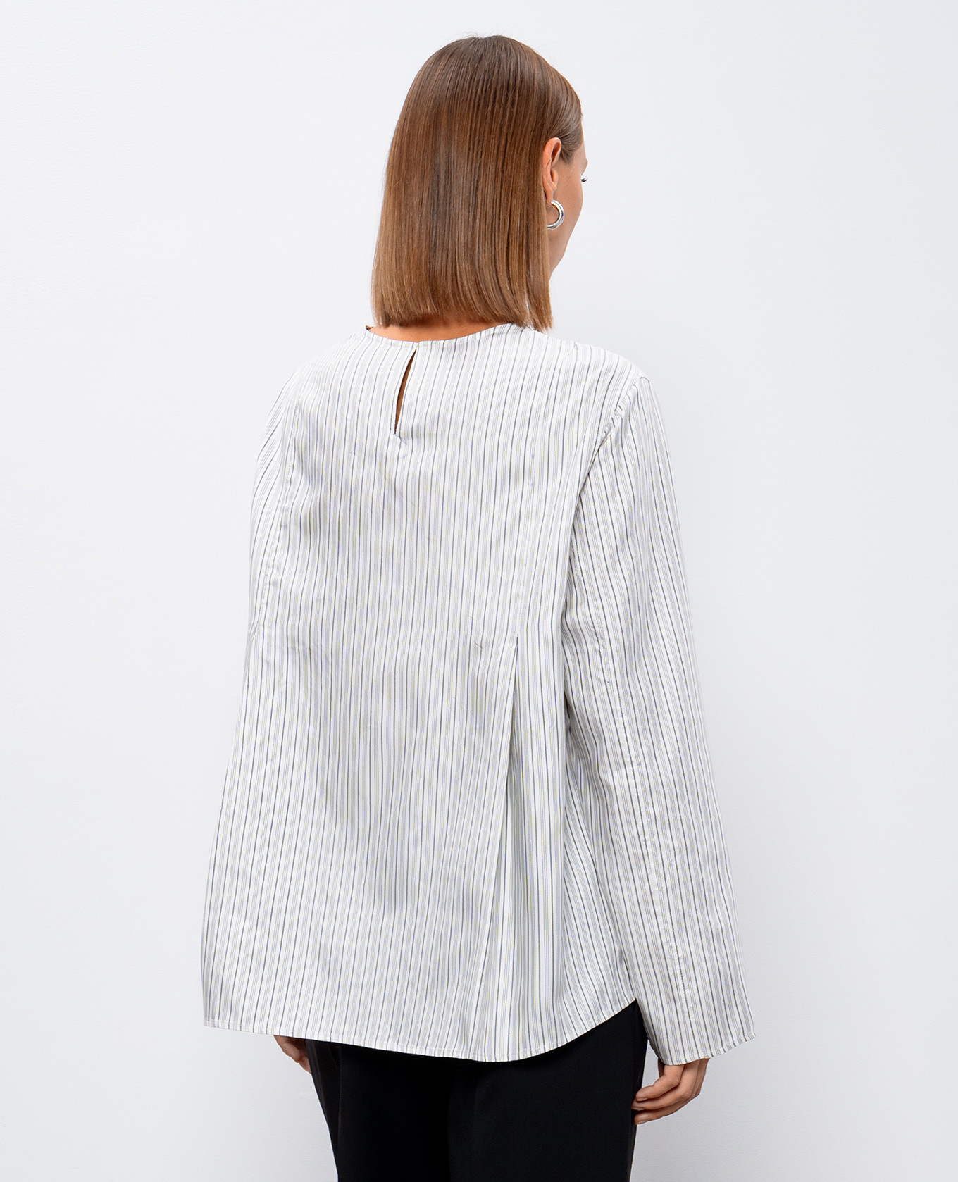 

White striped MARGO blouse Lou Lou Studio