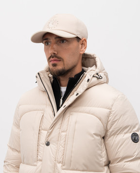 Stefano Ricci Beige cap with textured logo MCV53NV15FPL001H