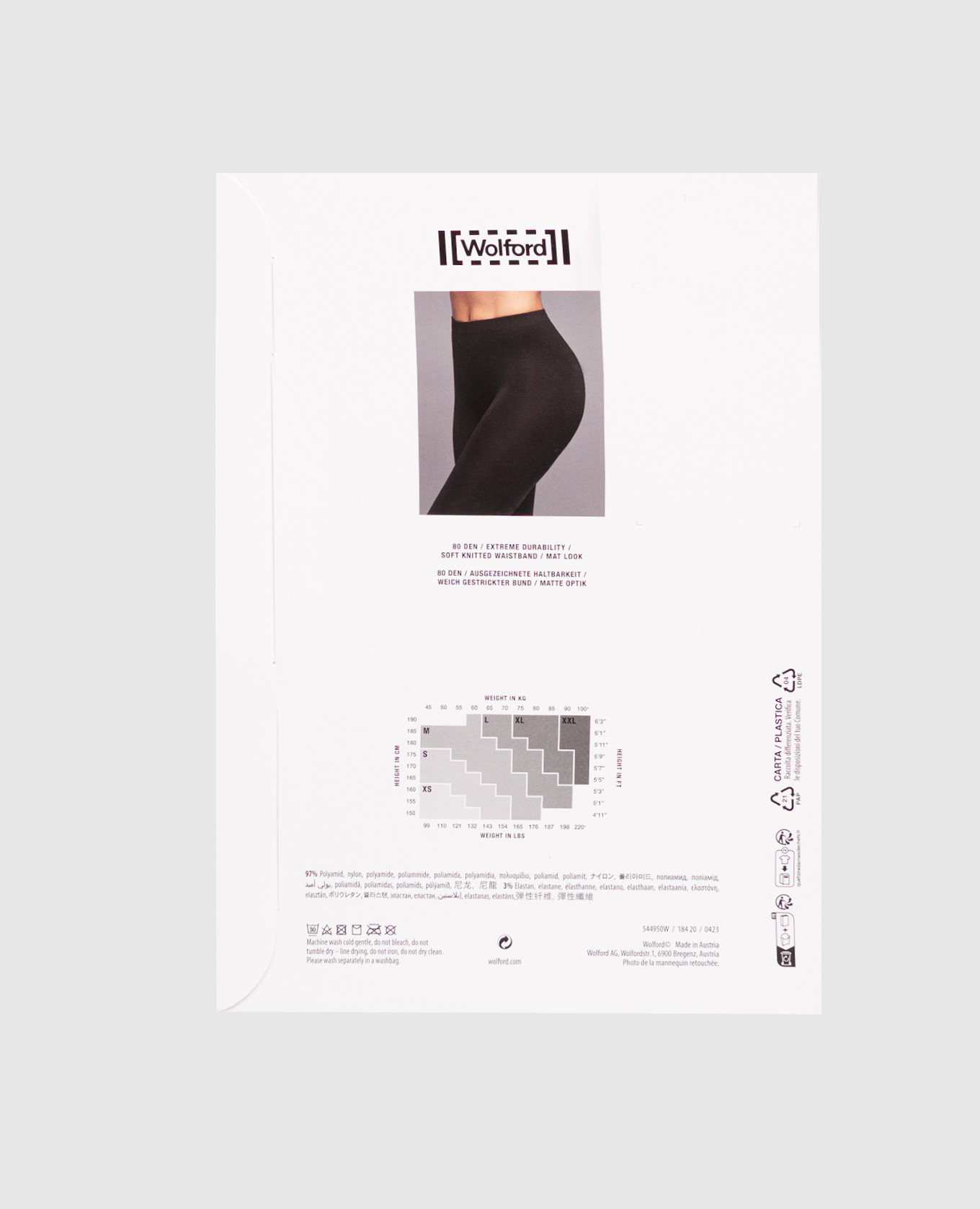 

Black tights Mat opaque 80 Den Wolford