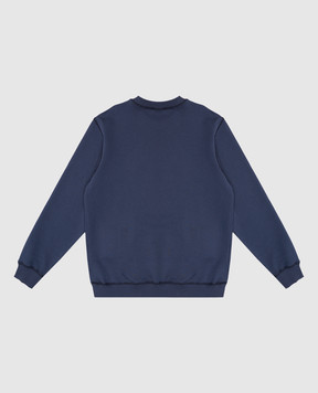Dolce&Gabbana Children's blue sweatshirt with logo L4JWKTG7O6H812+
