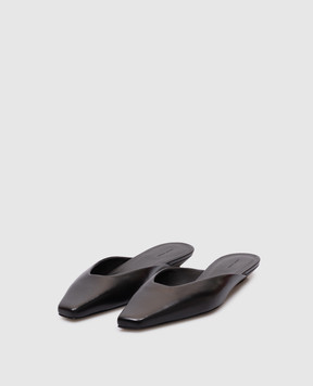 Lou Lou Studio Black leather mules LIZ LIZ