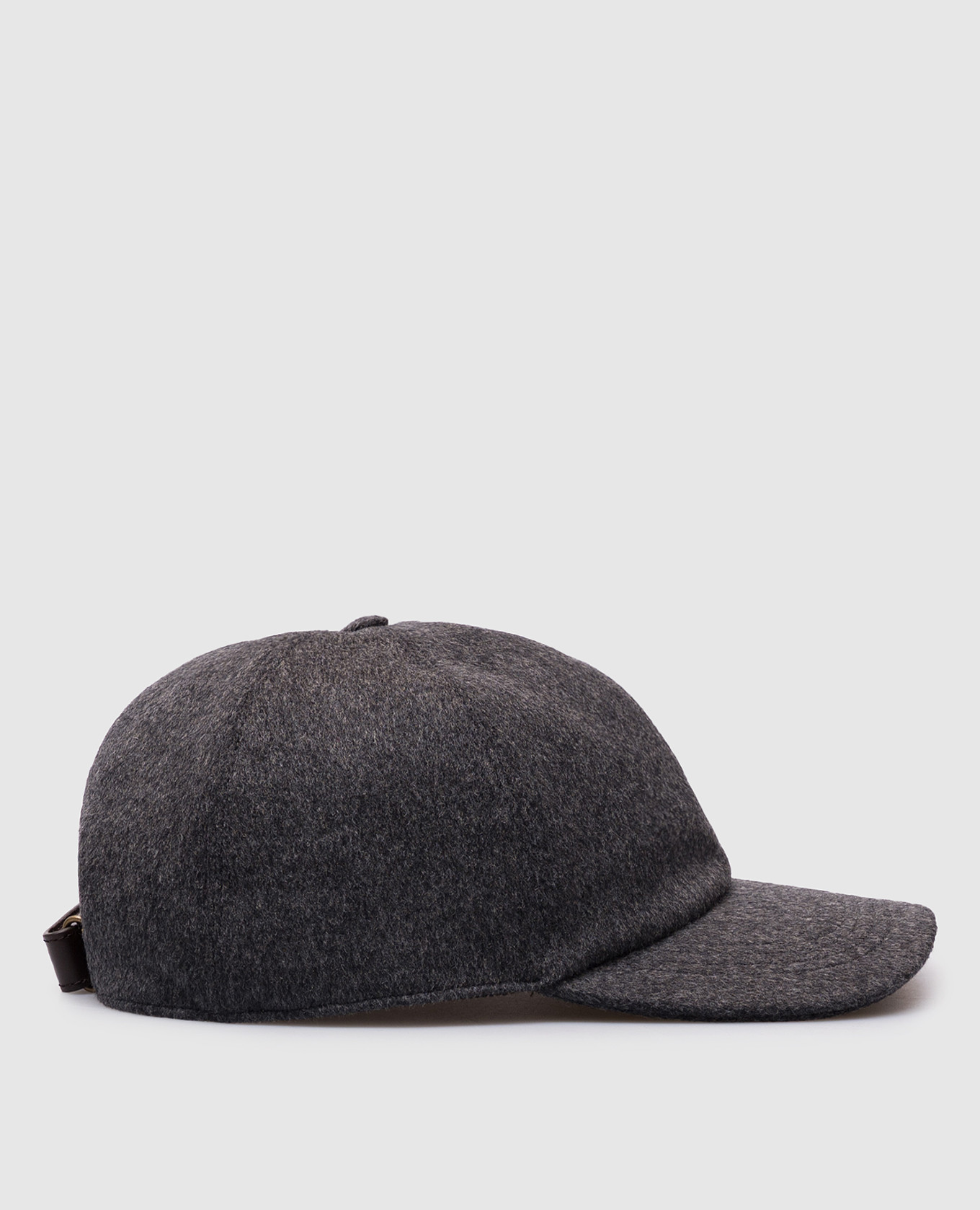 

ROBINSON gray wool and cashmere cap MooRER, Grey
