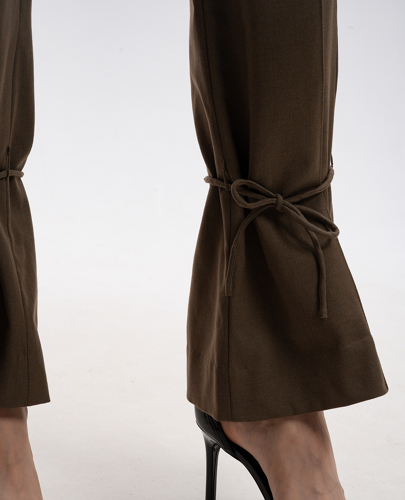 Khaki pants with wool Rokh 5