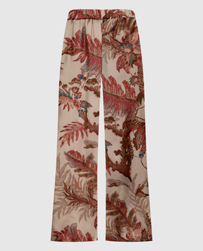 Max Mara Weekend Temide beige silk pants TEMIDE