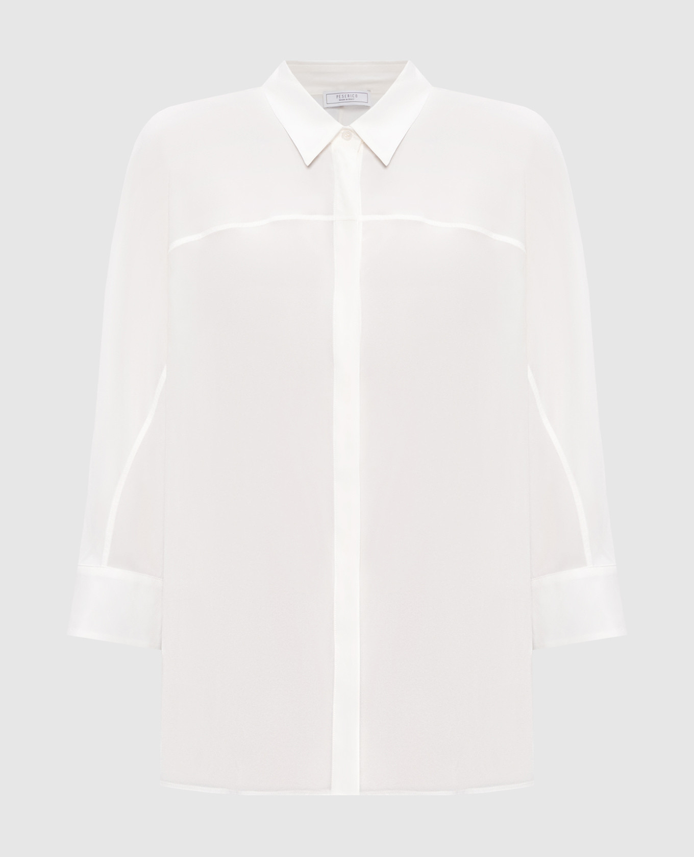 

White silk blouse Peserico
