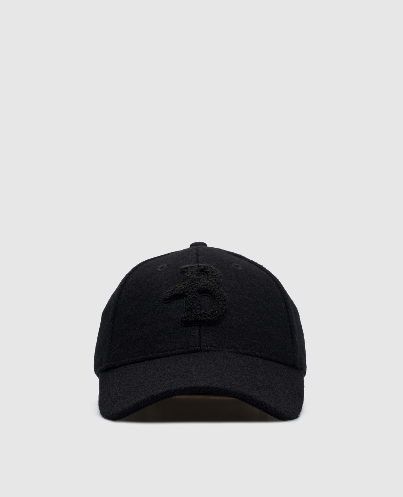 

Black wool cap with logo patch Ballantyne, Черный
