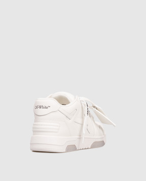Off-White Out Of Office white leather sneakers W259F5L008