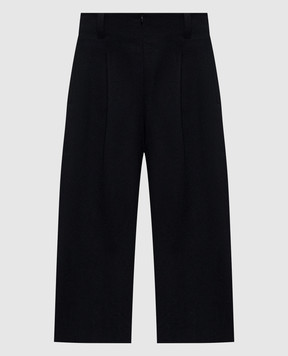 Intoca Black wool culottes 252SAXTRS1004