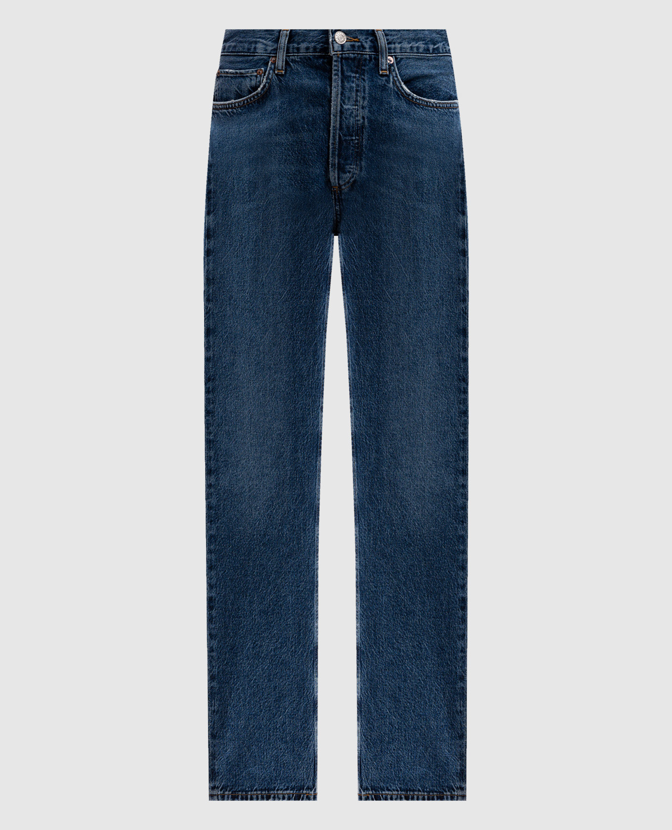 Blue jeans with a distressed effect AGOLDE