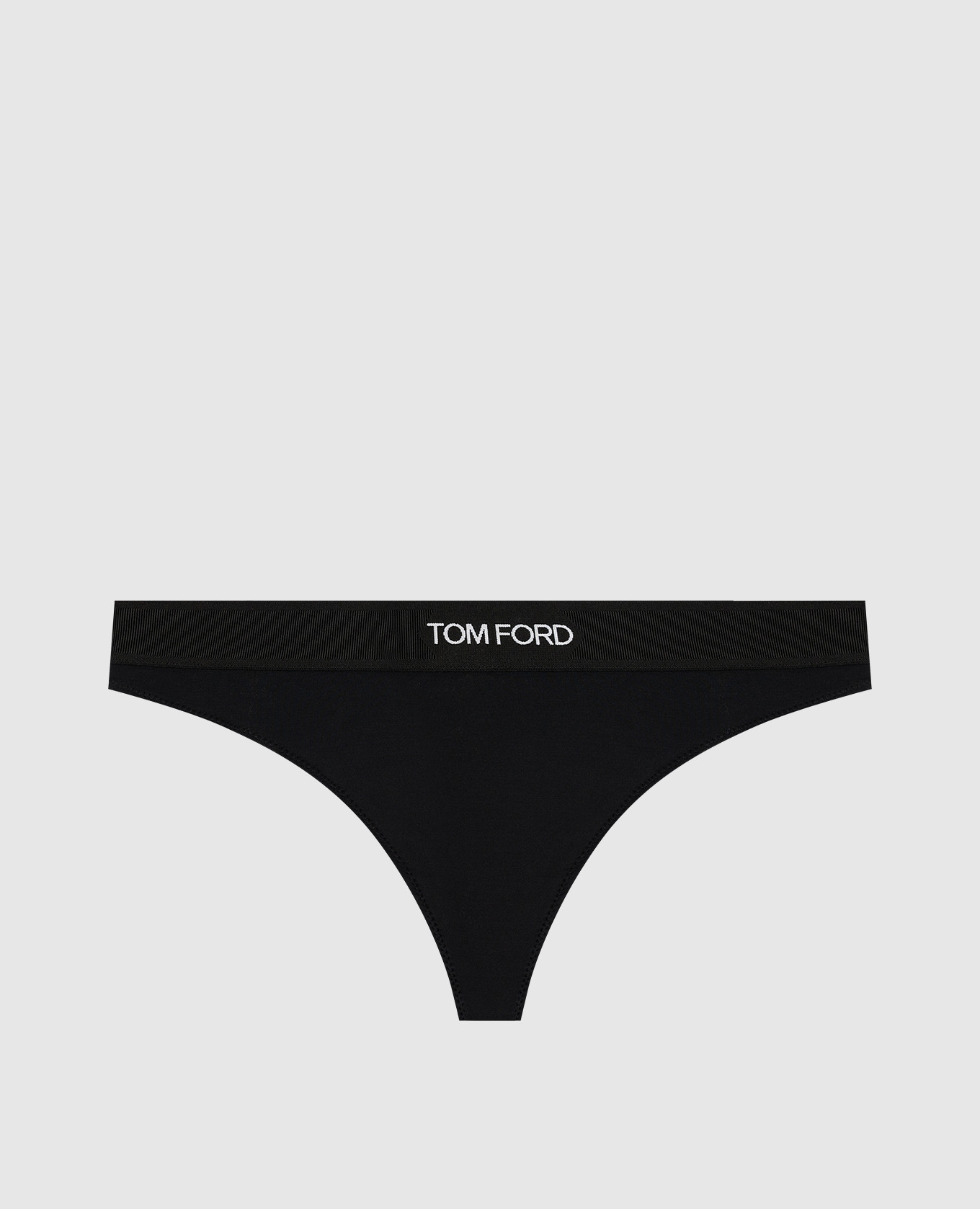 Black logo thong panties Tom Ford
