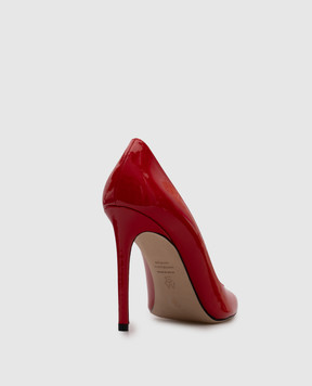 Stuart Weitzman Red patent leather POWER shoes SJ956