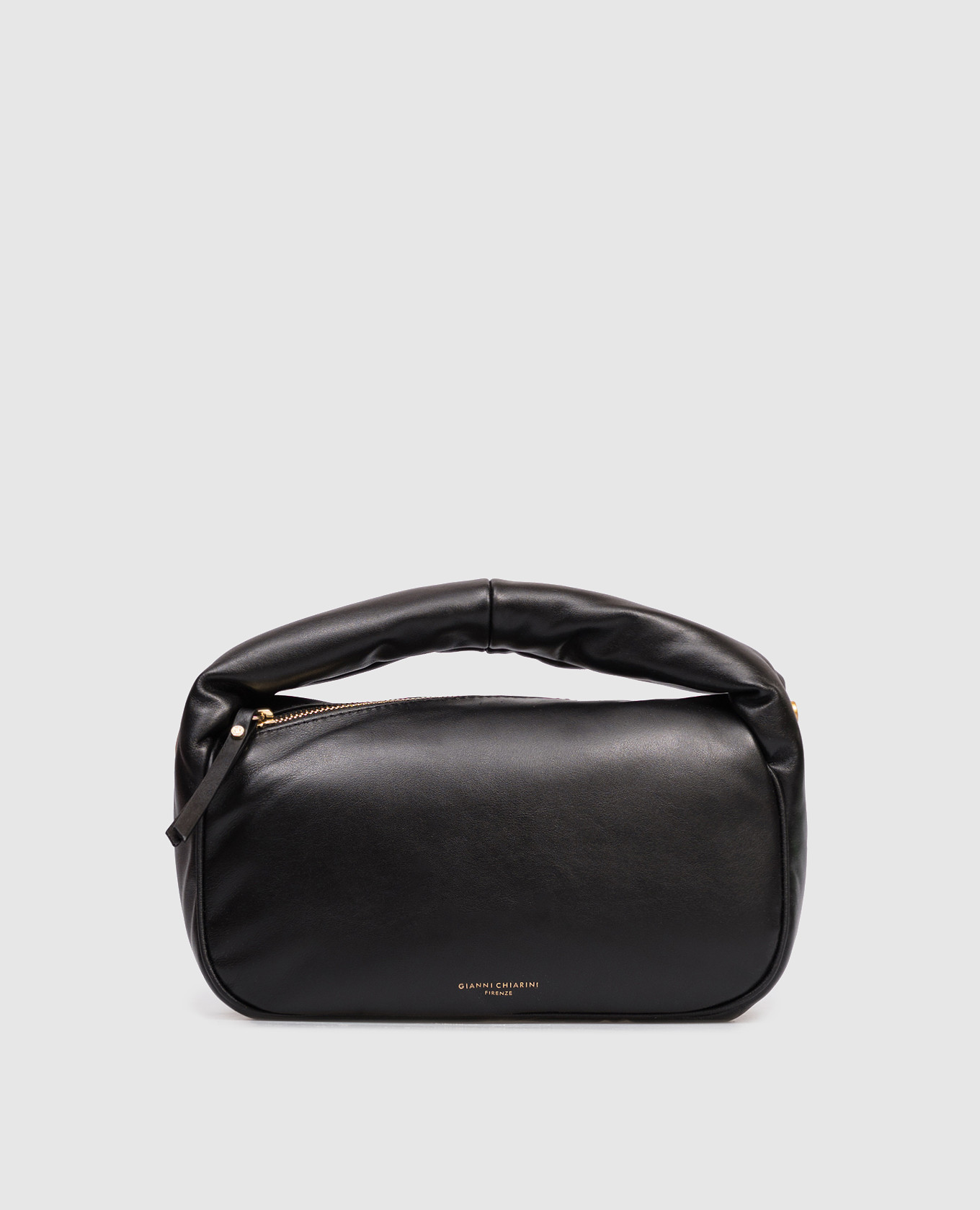 

Black leather Kim logo crossbody bag Gianni Chiarini