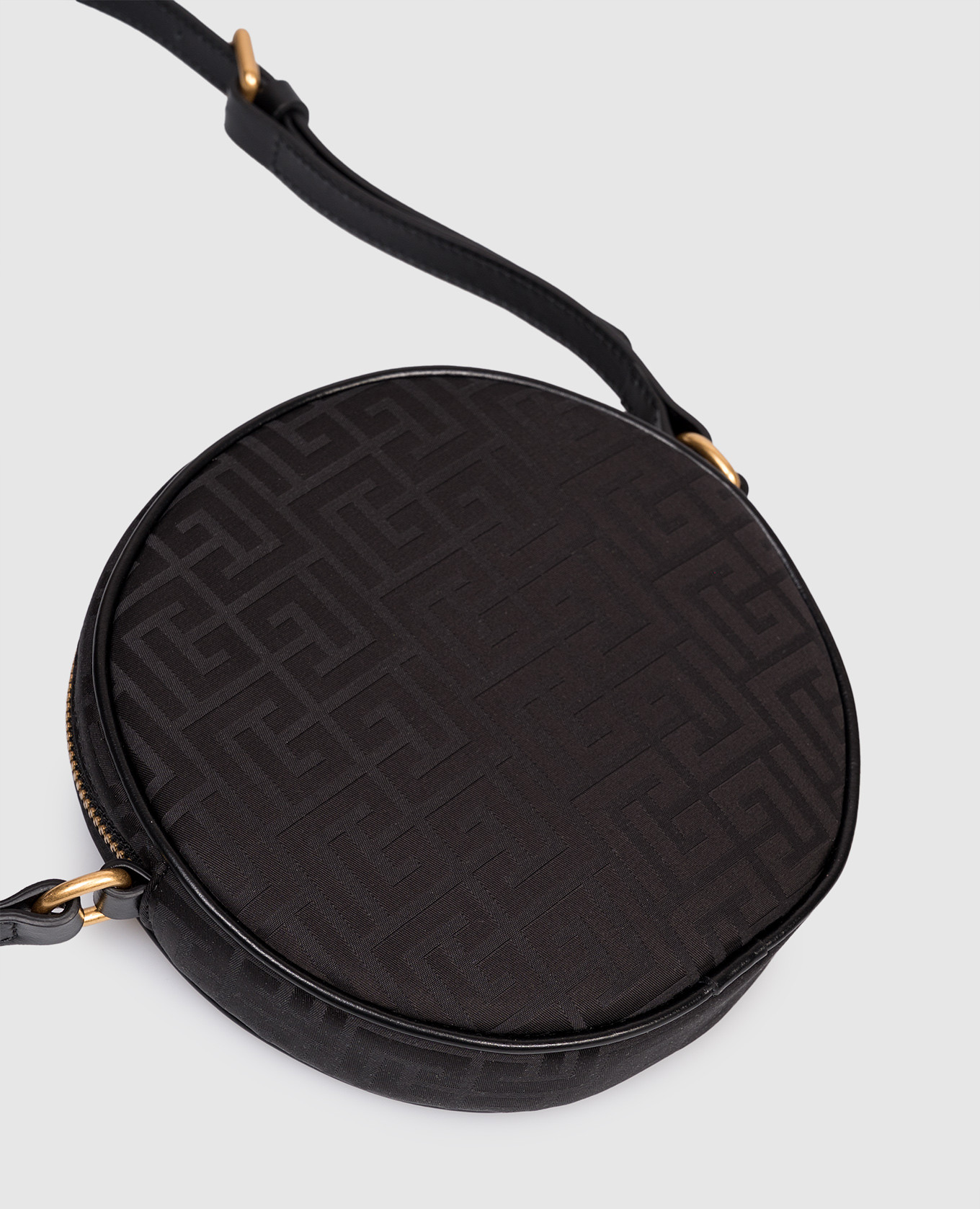 Children's black cross-body bag with a pattern Balmain 3