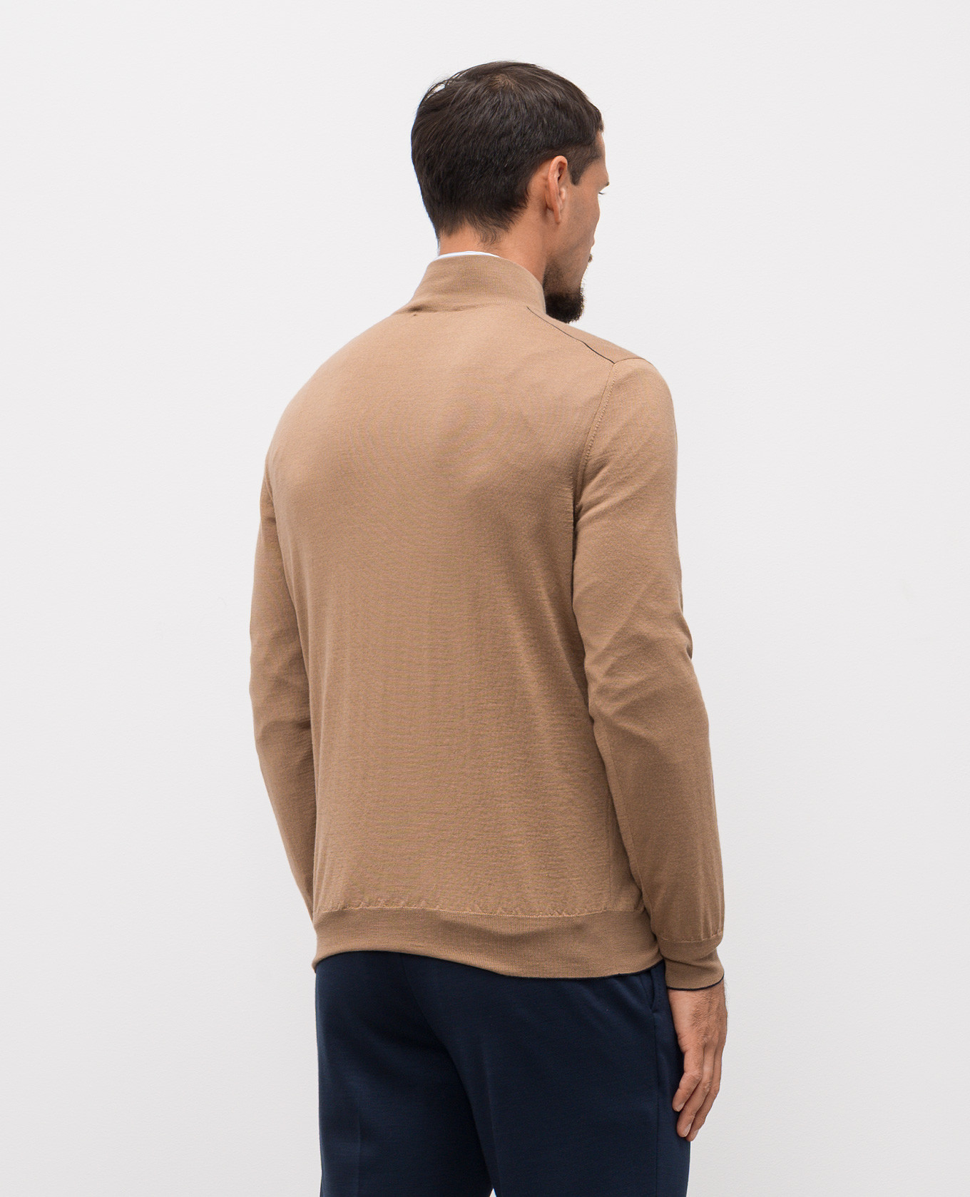 

Brown sweater made of wool, silk and cashmere Stefano Ricci