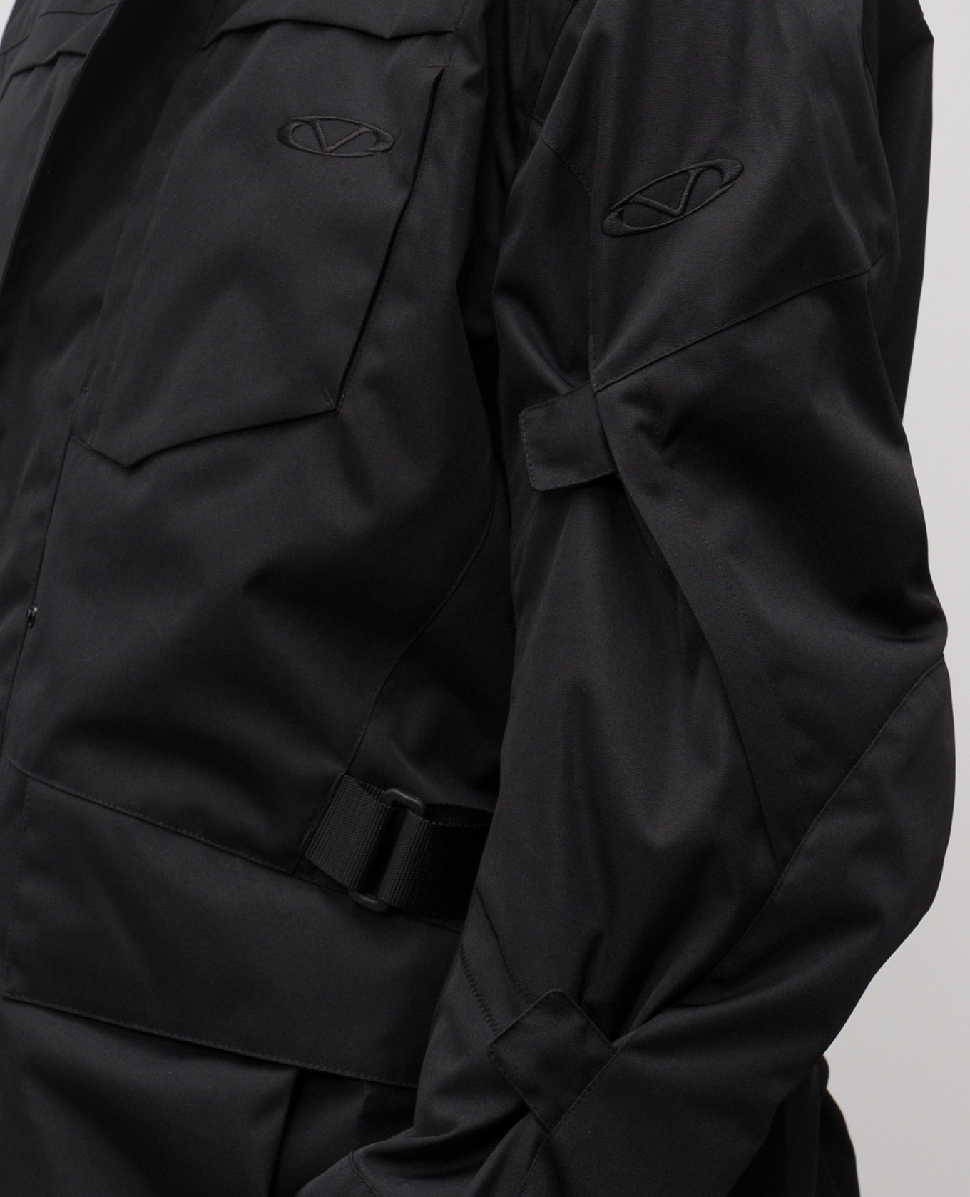 Set of black jacket with embroidered emblem and quilted jacket Vetements 5