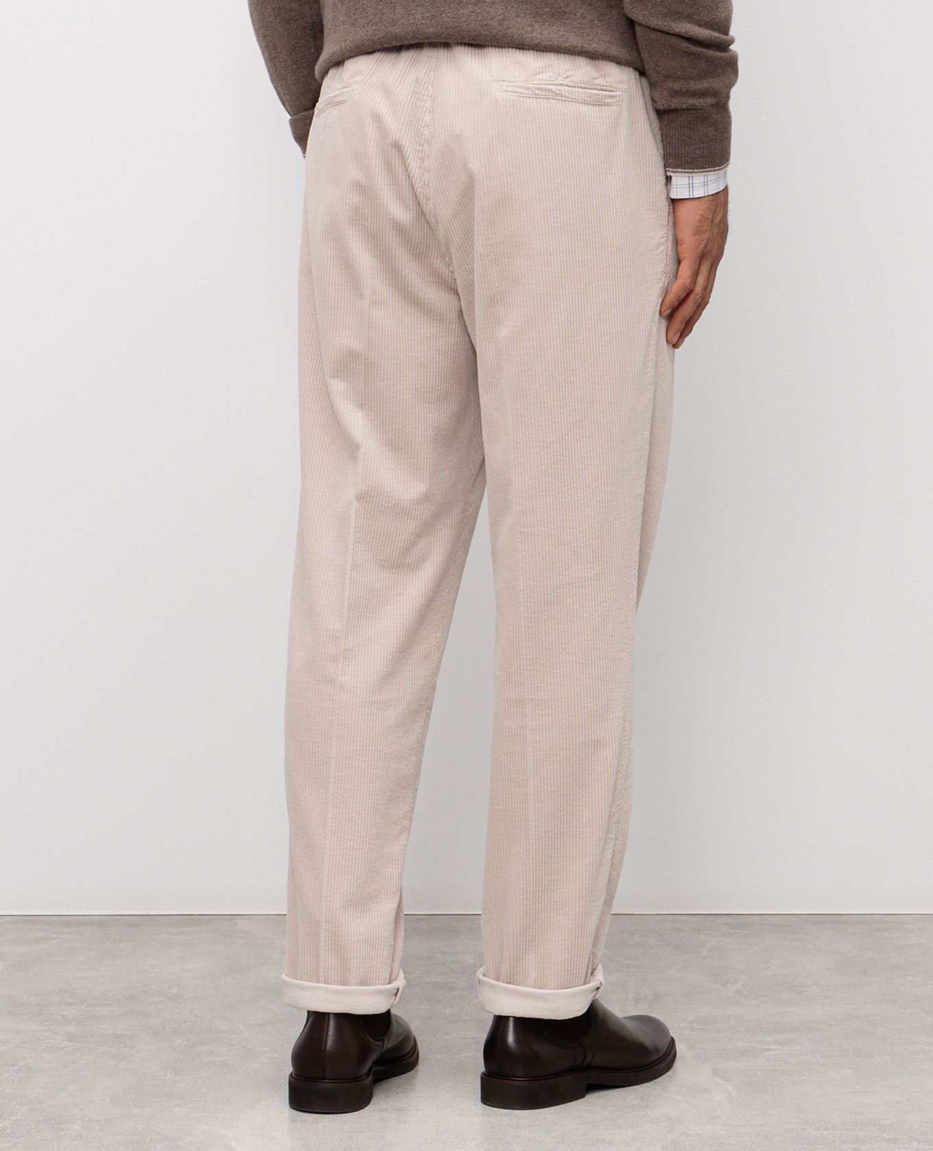 

Beige corduroy pants Brunello Cucinelli