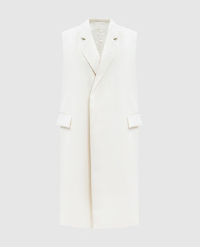 Toteme White elongated vest 243WRZ1335FB0065