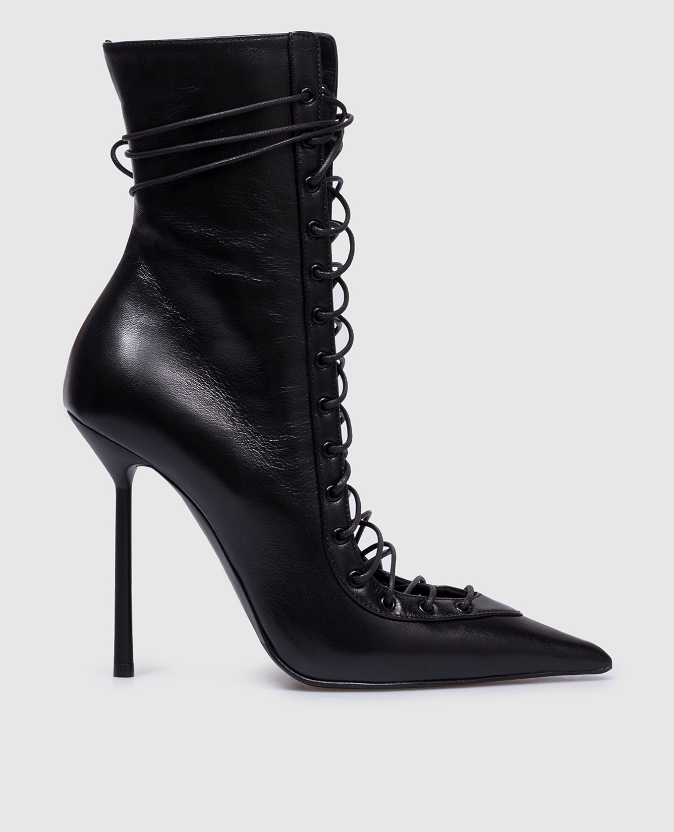 

Black COLETTE leather boots Le Silla, Черный