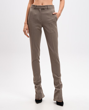 The Attico Gray pants made of wool 250WCP00250WWW046AA