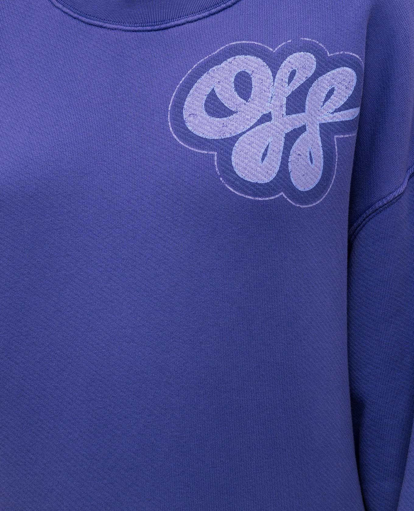 

Purple sweatshirt with logo print Off-White, Violet