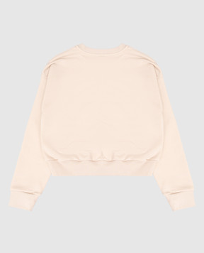 Givenchy Children's beige sweatshirt with logo print H3077312+