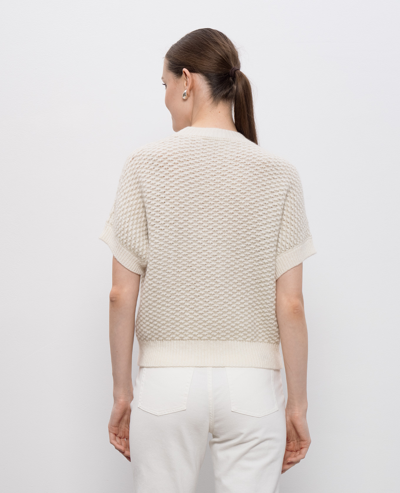 

Beige alpaca wool sweater Peserico