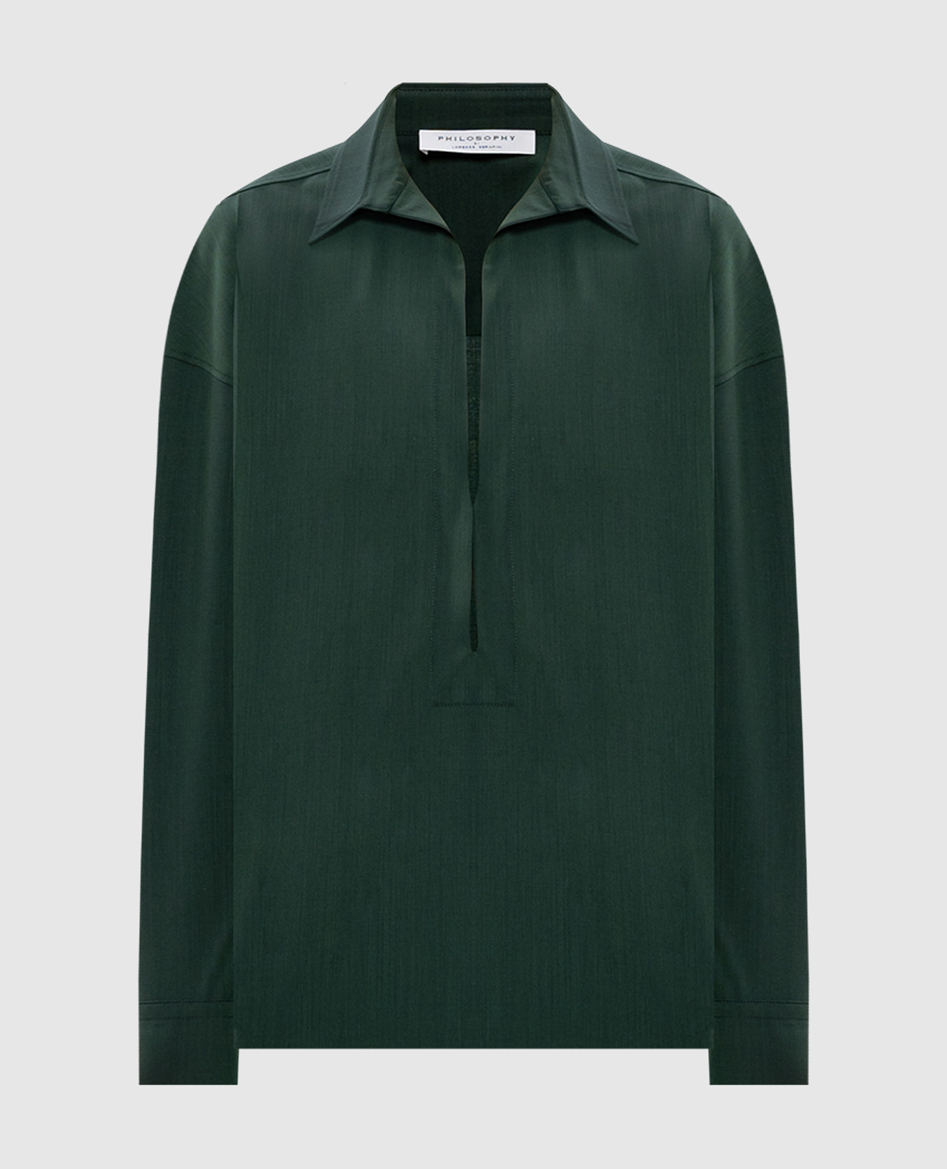 

Green blouse with wool Philosophy di Lorenzo Serafini