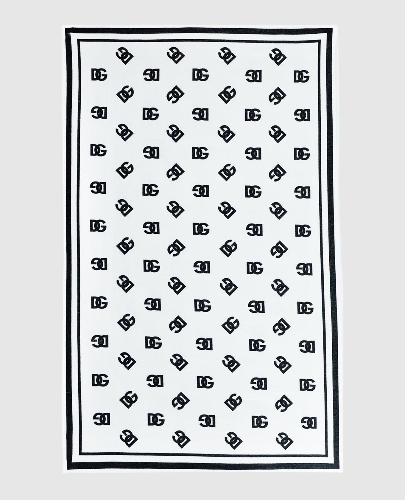 

White DG logo monogram pattern towel Dolce&Gabbana