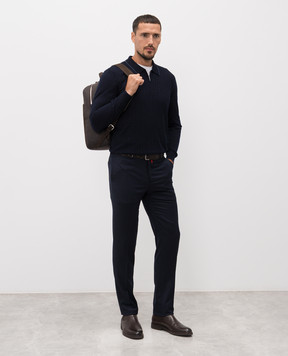 Kiton Blue wool pants UFPP79K0127H