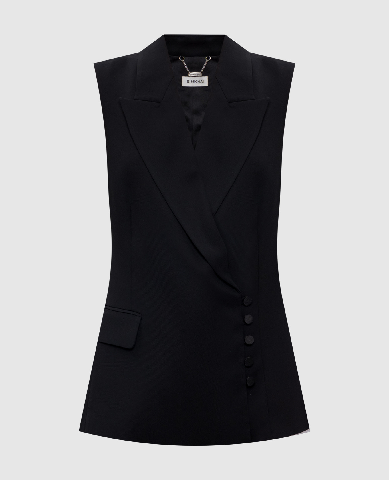 Black Valarie vest Simkhai